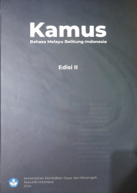 Image of Kamus Bahasa Melayu Belitung - Indonesia Edisi II
