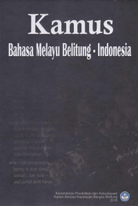 Image of Kamus Bahasa Melayu Belitung - Indonesia Edisi Pertama