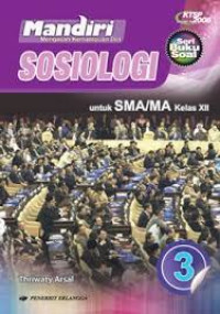 Image of Mandiri Sosiologi 3 SMA/MA Kelas XII