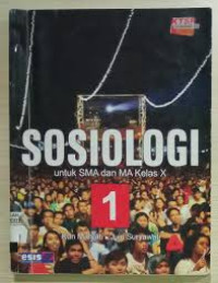 Image of SOSIOLOGI 1 untuk SMA dan MA Kelas X ESIS